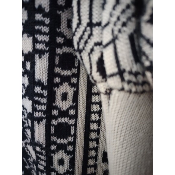 Staring at Stars Anthropologie Open Front Waterfall Knit Geometric Cardigan S - Picture 7 of 9